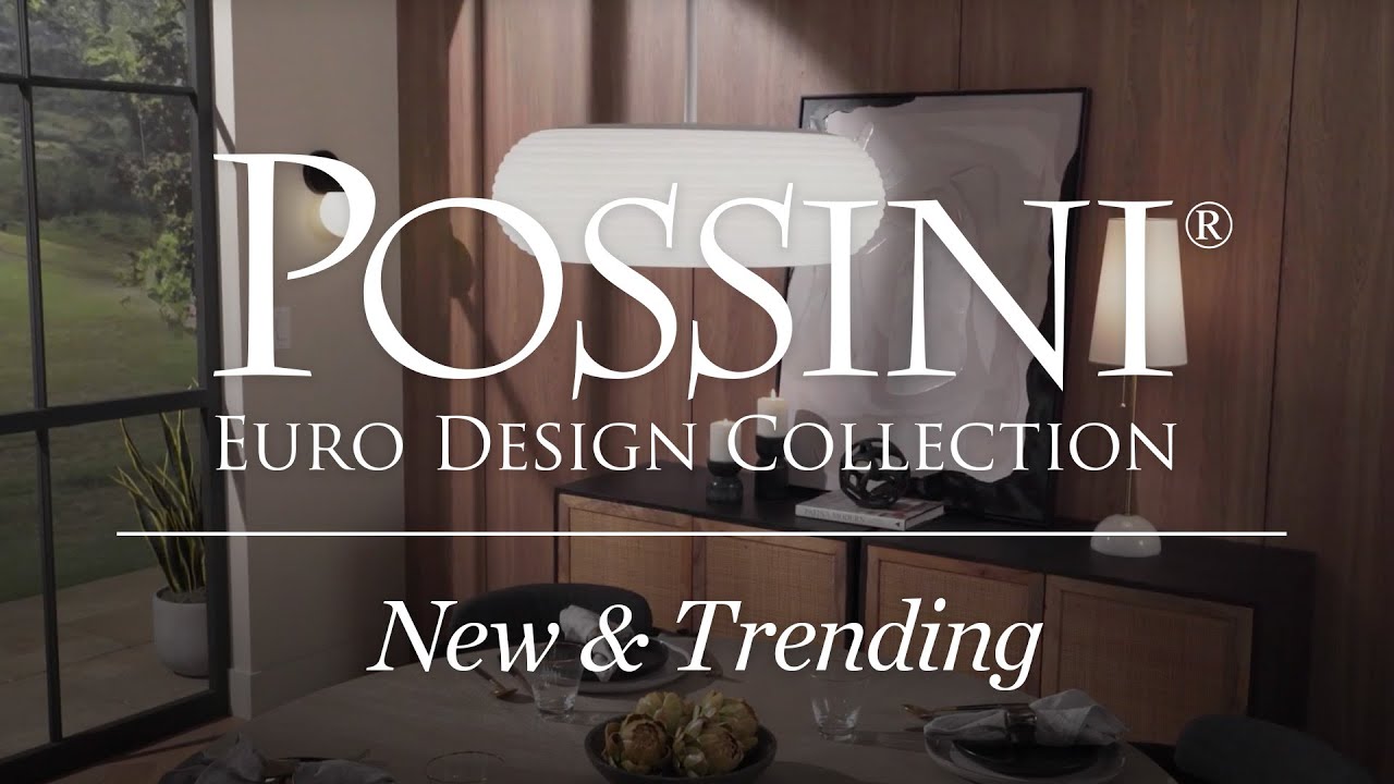 Video1 of Possini Euro Sandringham 20" Sanded White Modern LED Pendant Light