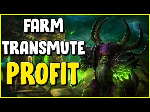 Making Gold With Alchemy In WoW BFA 8.2.5 - Gold Farming, Gold Making
