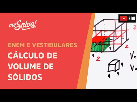 Me Salva! GE03 - Geometria Espacial - Entendendo o cálculo de volume de sólidos