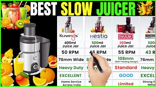Best Cold Press Juicers 2025🥤Kuvings vs Hestia vs Hamilton | Top Slow Juicer Machine Review