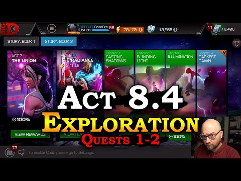 Act 8.4 exploration - Quests 1 and 2