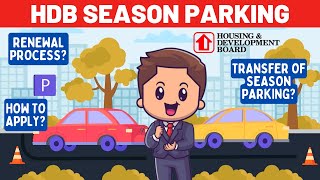 HDB Season Parking Renewal, Application & Transfer - Carpark Rates, How to Renew - Singapore