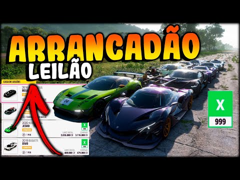 OS MAIS RÁPIDOS - ARRANCADÃO de LEILÃO FORZA HORIZON 5 ONLINE