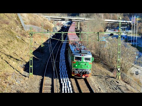 Tåg runt Mölndals Övre Station