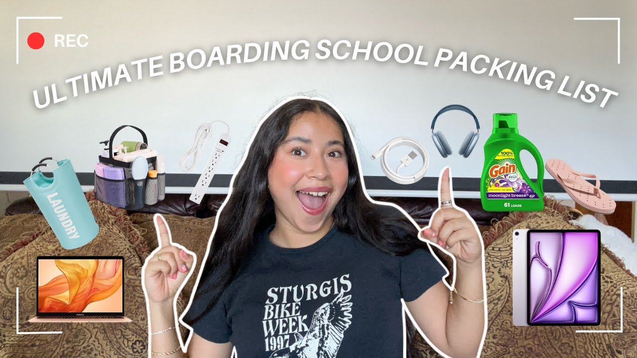 THE ULTIMATE BOARDING SCHOOL PACKING LIST | my top 10 essentials + advice