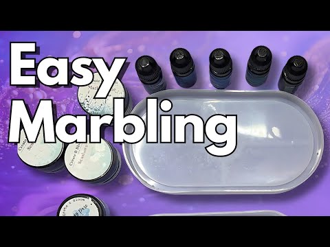 DISCOVER the EASY Way to Create Breathtaking Marble Resin Trays | 360 |