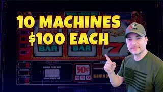 $100 in 10 Random Slots at Foxwoods!