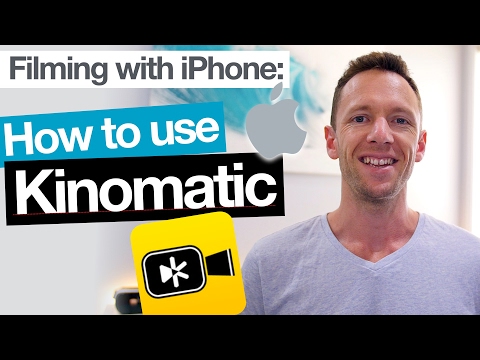 Kinomatic App Tutorial - Filming with iPhone Camera Apps! Video