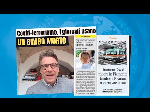 Zuppa di Porro 26 gennaio 2022 - Covid-terrorismo, i giornali usano un bimbo morto