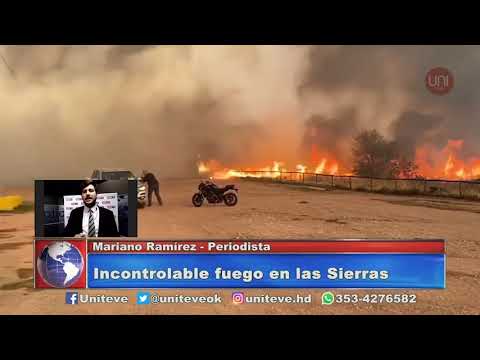 Grave situación con los incendios en Carlos Paz