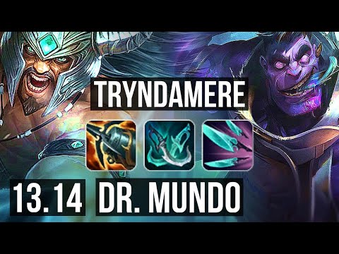 TRYNDAMERE vs DR. MUNDO (TOP) | 10/0/4, Legendary, 1.0M mastery, 400+ games | EUW Master | 13.14