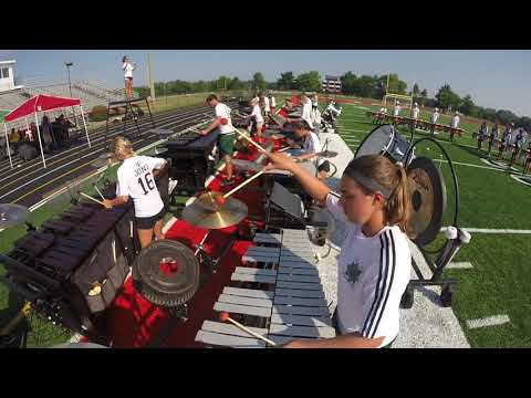 Santa Clara Vanguard 2016 Side 2 Front Ensemble Full Show