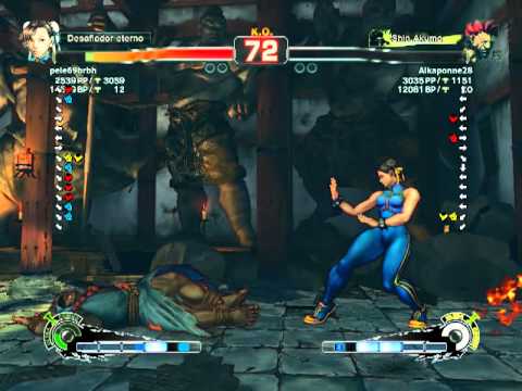 SSF4 AE - pele69brbh (Chun Li) vs Alkaponne18 (Akuma)