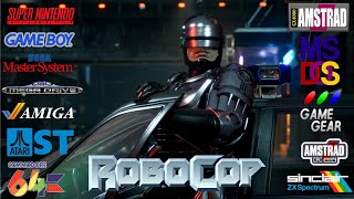 Every Robocop Video Game Ever Made 1988 - 2023 #robocop #commodore64 #zxspectrum