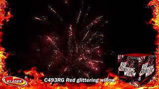 Kompakt 49ran Red Glitter Willow