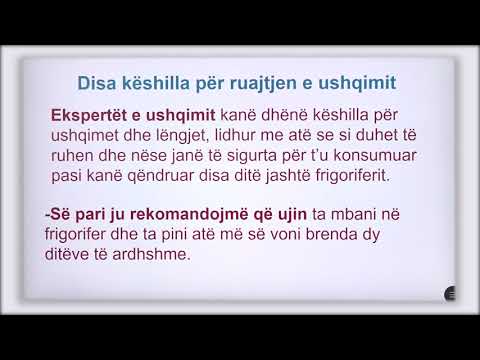 3 04 018 - Java e nëntë - Njeriu dhe natyra - kujdesi ndaj ushqimeve