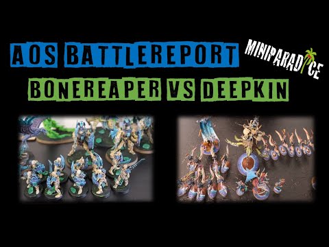 Age of Sigmar Battle Report (Uncut) - Ossiarch Bonereapers vs Idoneth Deepkin