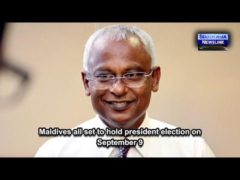 Maldives all set to hold president election on September 9