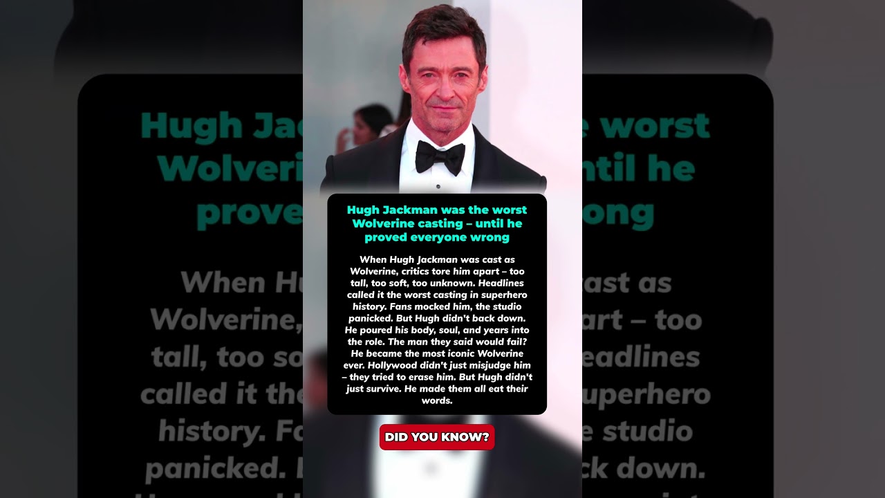 Hugh Jackman was the worst Wolverine casting - until he proved everyone wrong.