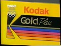1992 Kodak Gold Plus Film Nascar Themed TV Commercial