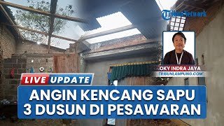 Puluhan Rumah di Pesawaran Lampung Rusak Dihantam Angin Kencang dan Hujan Deras