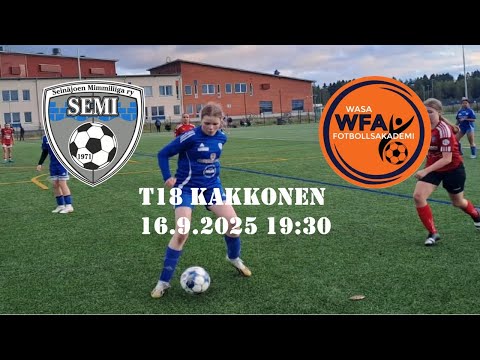 T18 Kakkonen: SeMi/2 vs WFA YJ2 16.9.2025