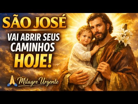 ORAÇÃO FORTE DE SÃO JOSÉ 🙏 ABRA CAMINHOS, PROTEÇÃO E MILAGRES URGENTES!