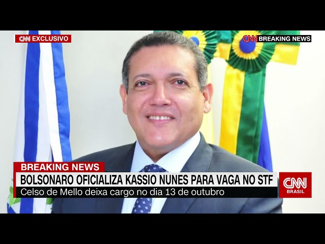 Indicação de Kassio Nunes ao Supremo será publicada amanhã, diz Bolsonaro à CNN