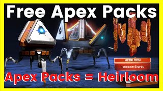 The Easiest Ways to get free Apex Packs for Heirloom Shards