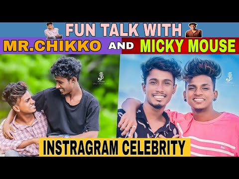FUN TALK WITH INSTRAGRAM CELEBRITY 😍 | MR. CHIKKO | MICKY MOUSE | VJ SAMEER | HASHTAG TODAY