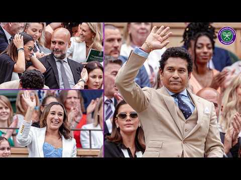 Tendulkar, Guardiola, Olympians and sporting stars welcomed into royal box | Wimbledon 2024
