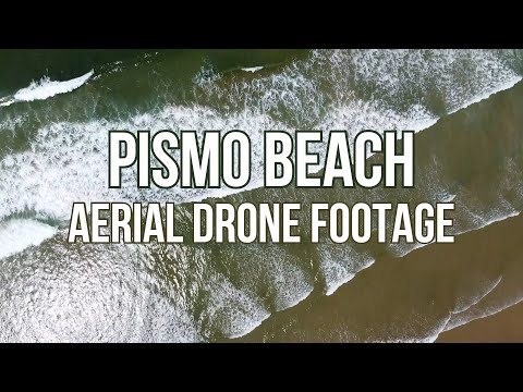 Aerial shots of Pismo Beach