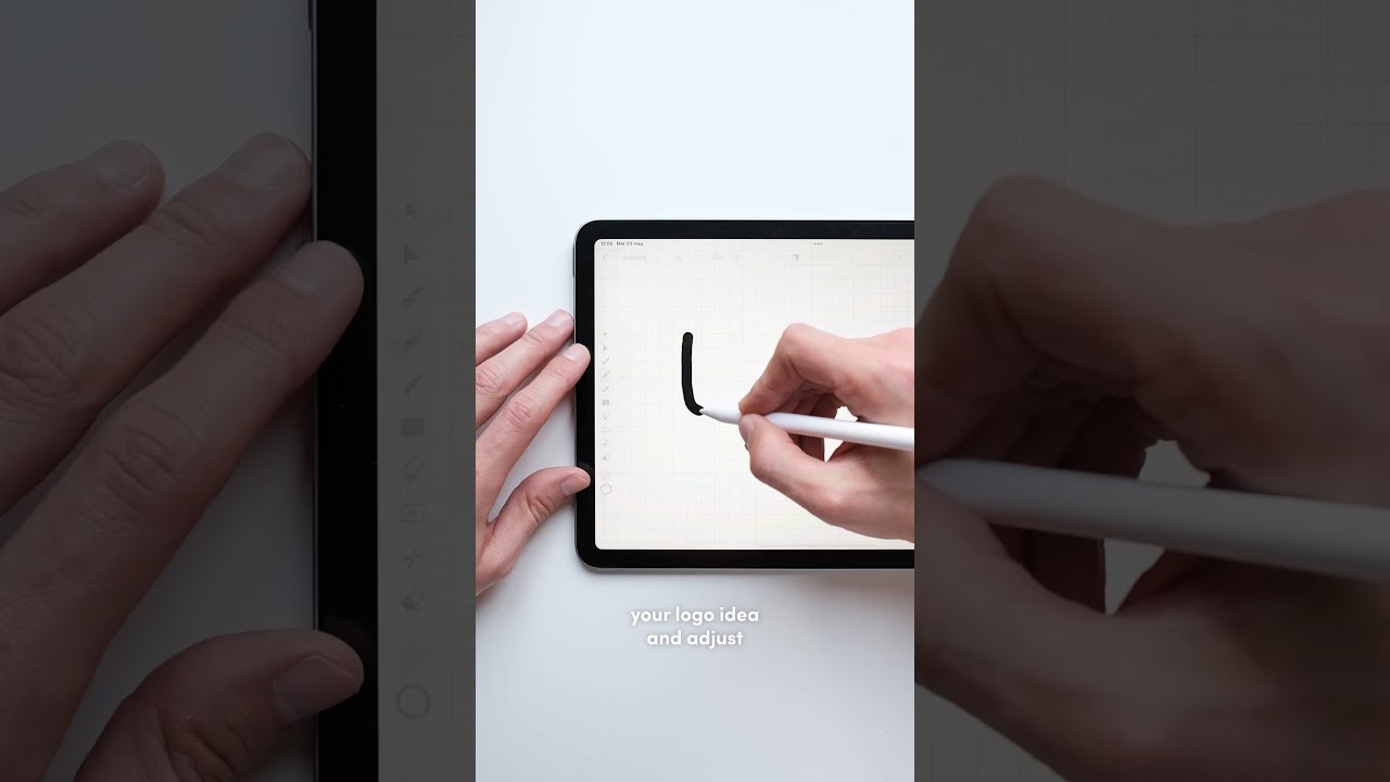 Unleash Your Creativity: Logo Design Process in Linearity Curve #shorts