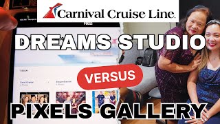 Carnival Dreams Studio vs Pixels Photo Gallery | Cruise Photo Packages Compared