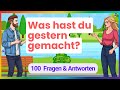 Meistere Die Vergangenheit Mit 100 Alltagsdialogen Auf Deutsch Deutsch Lernen A1 A2
