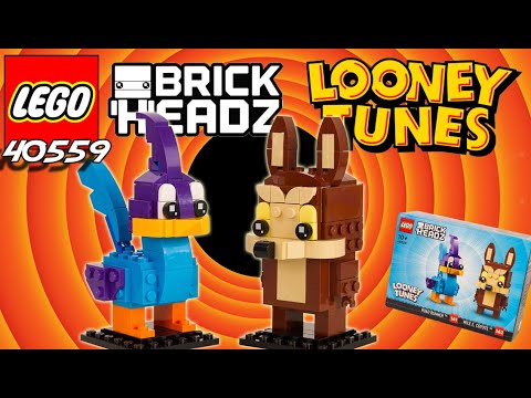 Vidéo LEGO BrickHeadz 40559 : Bip Bip et Coyote