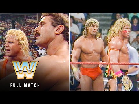 FULL MATCH: Ultimate Warrior & Texas Tornado vs. Mr. Perfect & Rick Rude: Aug. 8, 1990