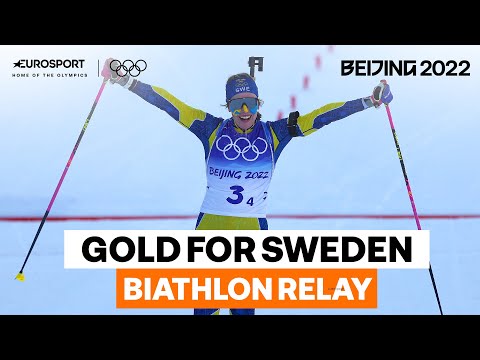 Sweden held off the ROC and Germany to clinch gold in the Women's Relay | 2022 Winter Olympics