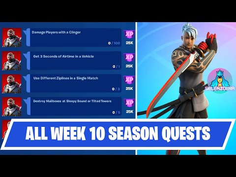 Fortnite All Week 10 Season Quests Guide - Chapter 3 Season 1