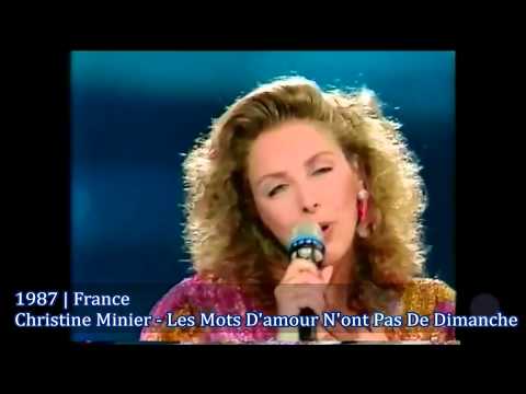 France - Eurovision Song Contest 1980 - 1989