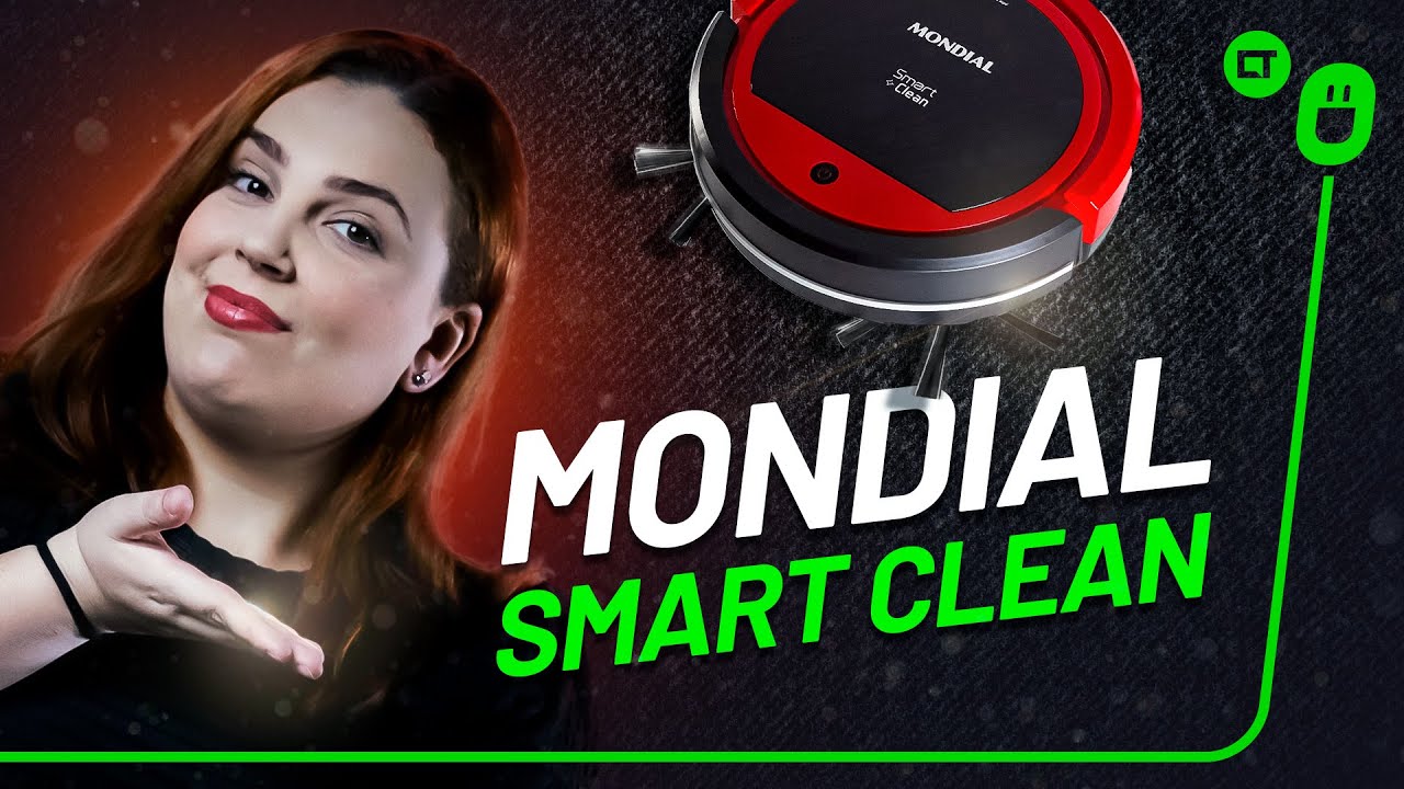 Miniatura da avaliação em vídeo de Aspirador de Pó Robô Mondial Pratic Clean RB-11 Bivolt Preto