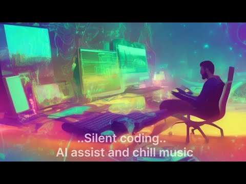 Silent coding with AI & chill music