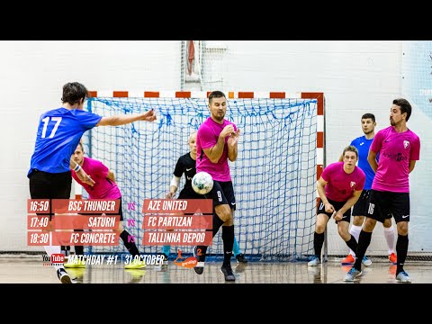 Matchweek #1 - Grandliiga 2 Futsal 20/21 (31-Oct-20)