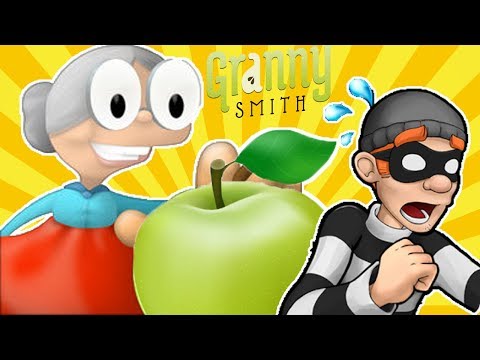 ДИМА ИГРАЕТ GRANNY SMITH Бабушка в погоне за ЯБЛОКОМ ВЕСЕЛАЯ ИГРА