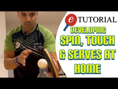 Home Table Tennis Training - SPIN, TIMING & SERVE - eBaTT #33