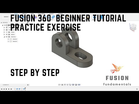Fusion 360 Beginner tutorial: Practice Exercise