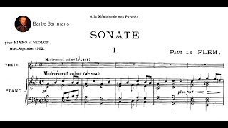 Paul le Flem - Violin Sonata in G minor (1905)