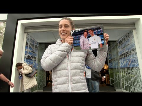 Andrea Petkovic Tours Real Madrid’s Bernabeu Stadium