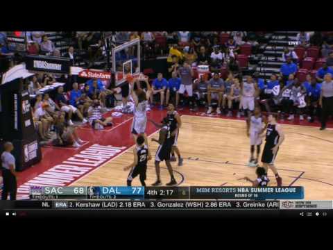 Ding Yanyuhang NBA Summer League Round of 16 vs Kings Highlights