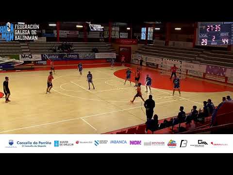 Cadete Masculino Liga Oro. Jornada 2. Balonmano Porriño - Footplus A.D. Carballal